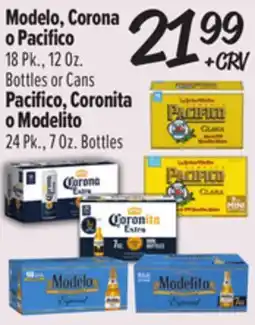 El Super Modelo, Corona o Pacifico offer