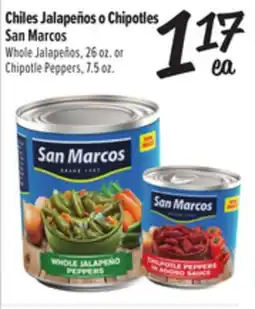 El Super Whole Jalapeños, 26 oz. or Chipotle Peppers, 7.5 oz offer