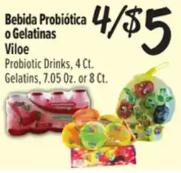 El Super Probiotic Drinks, 4Ct. Gelatins, 7.05Oz. or 8Ct offer