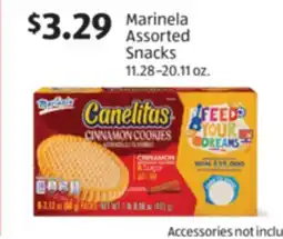 Aldi Marinela Assorted Snacks offer