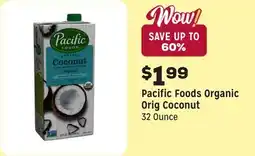 Grocery Outlet Organic Orig Coconut offer