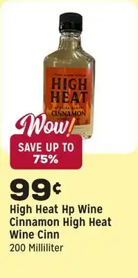 Grocery Outlet High Heat Wine Cinn offer