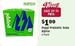 Grocery Outlet Prebiotic Soda Alpine offer