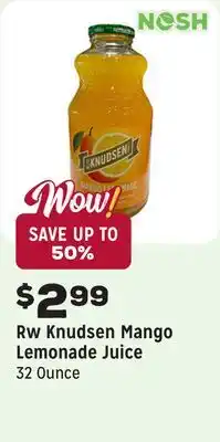 Grocery Outlet Mango Lemonade Juice offer