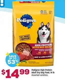 Grocery Outlet Pedigree High Protein Adult Dry Dog Food offer