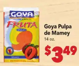 Vallarta Supermarkets Goya Pulpa de Mamey offer