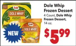 Vallarta Supermarkets Dole Whip Frozen Dessert offer