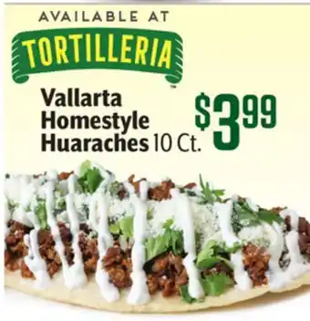 Vallarta Supermarkets Vallarta Homestyle Huaraches offer
