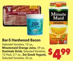 Vallarta Supermarkets Bar-S Hardwood Bacon offer