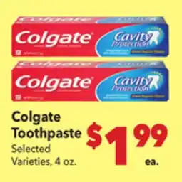 Vallarta Supermarkets Colgate Toothpaste offer