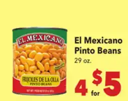 Vallarta Supermarkets El Mexicano Pinto Beans offer