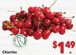 Vallarta Supermarkets Cherries offer