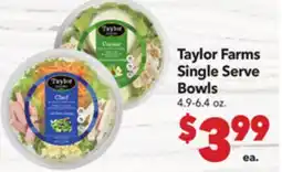 Vallarta Supermarkets Taylor Farms Single Serve Bowls offer