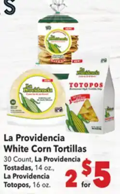 Vallarta Supermarkets La Providencia White Corn Tortillas offer