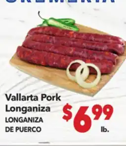Vallarta Supermarkets Vallarta Pork Longaniza / LONGANIZA DE PUERCO offer