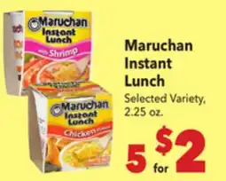 Vallarta Supermarkets Maruchan Instant Lunch offer