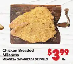 Vallarta Supermarkets Chicken Breaded Milanesa / MILANESA EMPANIZADA DE POLLO offer