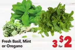 Vallarta Supermarkets Fresh Basil, Mint or Oregano offer