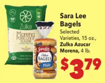 Vallarta Supermarkets Sara Lee Bagels offer