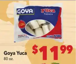 Vallarta Supermarkets Goya Yuca offer
