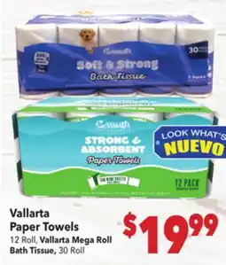Vallarta Supermarkets Vallarta Paper Towels offer