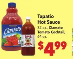 Vallarta Supermarkets Tapatio Hot Sauce offer