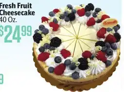 Vallarta Supermarkets Fresh Fruit Cheesecake offer