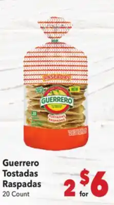 Vallarta Supermarkets Guerrero Tostadas Raspadas offer