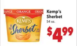 Vallarta Supermarkets Kemp's Sherbet offer
