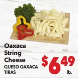 Vallarta Supermarkets Oaxaca String Cheese / QUESO OAXACA TIRAS offer