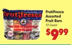Vallarta Supermarkets Frutifresca Assorted Fruit Bars offer