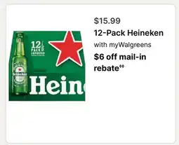 Walgreens 12-Pack Heineken offer