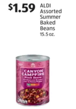 Aldi ALDI Assorted Summer Baked Beans offer