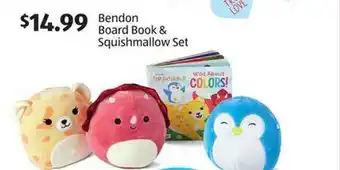 Aldi Bendon Board Book & Squishmallow Set offer