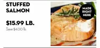 Bristol Farms Stuffed Salmon offer