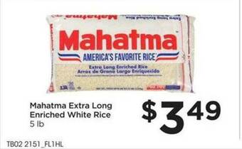 Food 4 Less Mahatma Extra Long Enriched White Rice offer