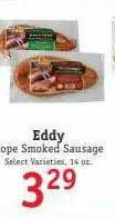 Foodarama Eddy Smoked Sausage offer