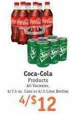 Foodarama Coca-Cola Products offer