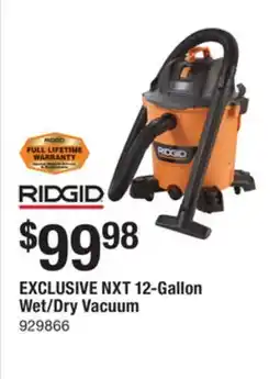 The Home Depot NXT 12-Gallon Wet/Dry Vacuum offer
