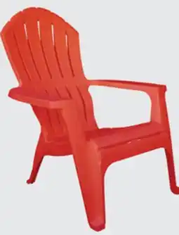 The Home Depot Stackable Resin Adirondack Chair offer
