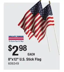 The Home Depot 8 x12 U.S Stick Flag offer