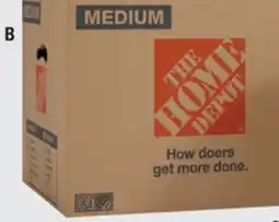 The Home Depot Medium Moving Box with Handles offer