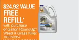 The Home Depot RoundUp Weed & Grass Killer offer