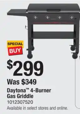 The Home Depot Daytona 4-Burner Gas Griddle offer