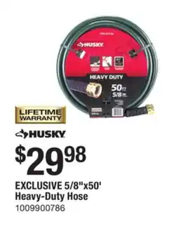 The Home Depot Husky 5/8 x50' Heavy-Duty Hose offer