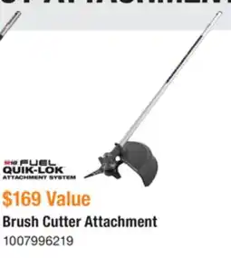The Home Depot Milwaukee Brush Cutter Attachment offer