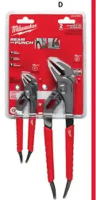 Ace Hardware MILWAUKEE 2 Pc. Groove Joint Pliers Set offer