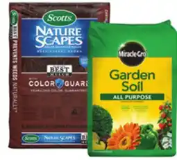 Ace Hardware Scotts Nature Scapes Color Enhanced Mulch or Miracle-Gro All Purpose Garden Soil offer