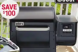 Ace Hardware Weber Smoque WiFi Wood Pellet Grill offer
