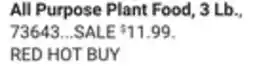 Ace Hardware All Purpose Plant Food, 3 Lb offer